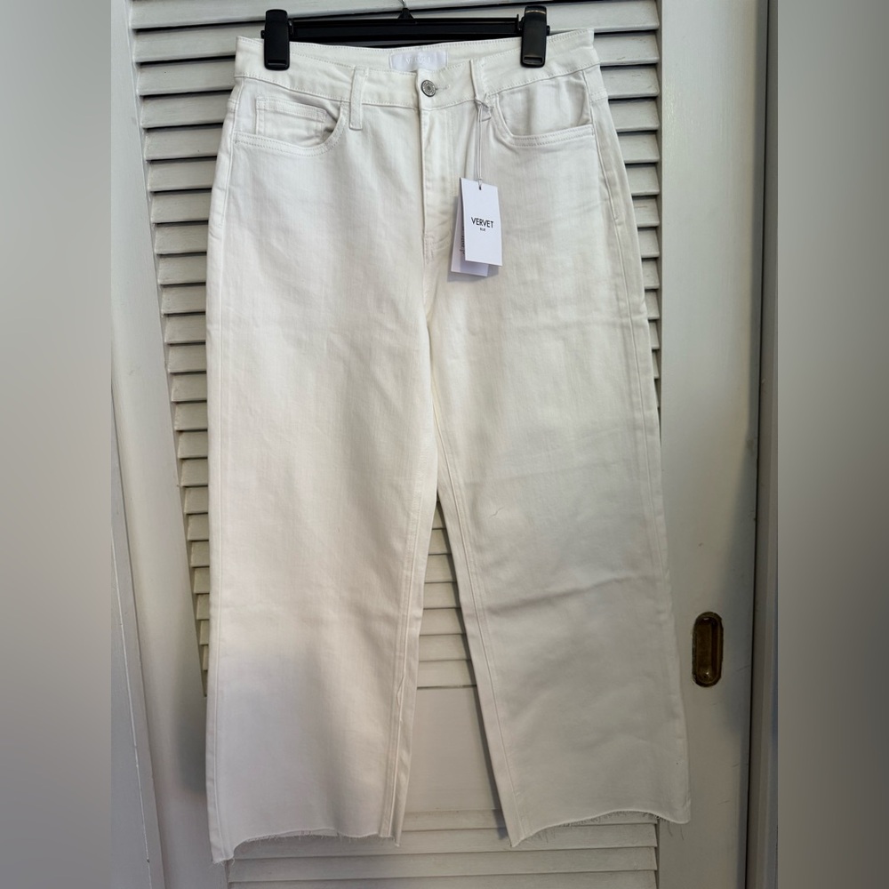 Vervet cropped wide leg new with tags